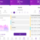 A photo showing three screenshots from the Hex app